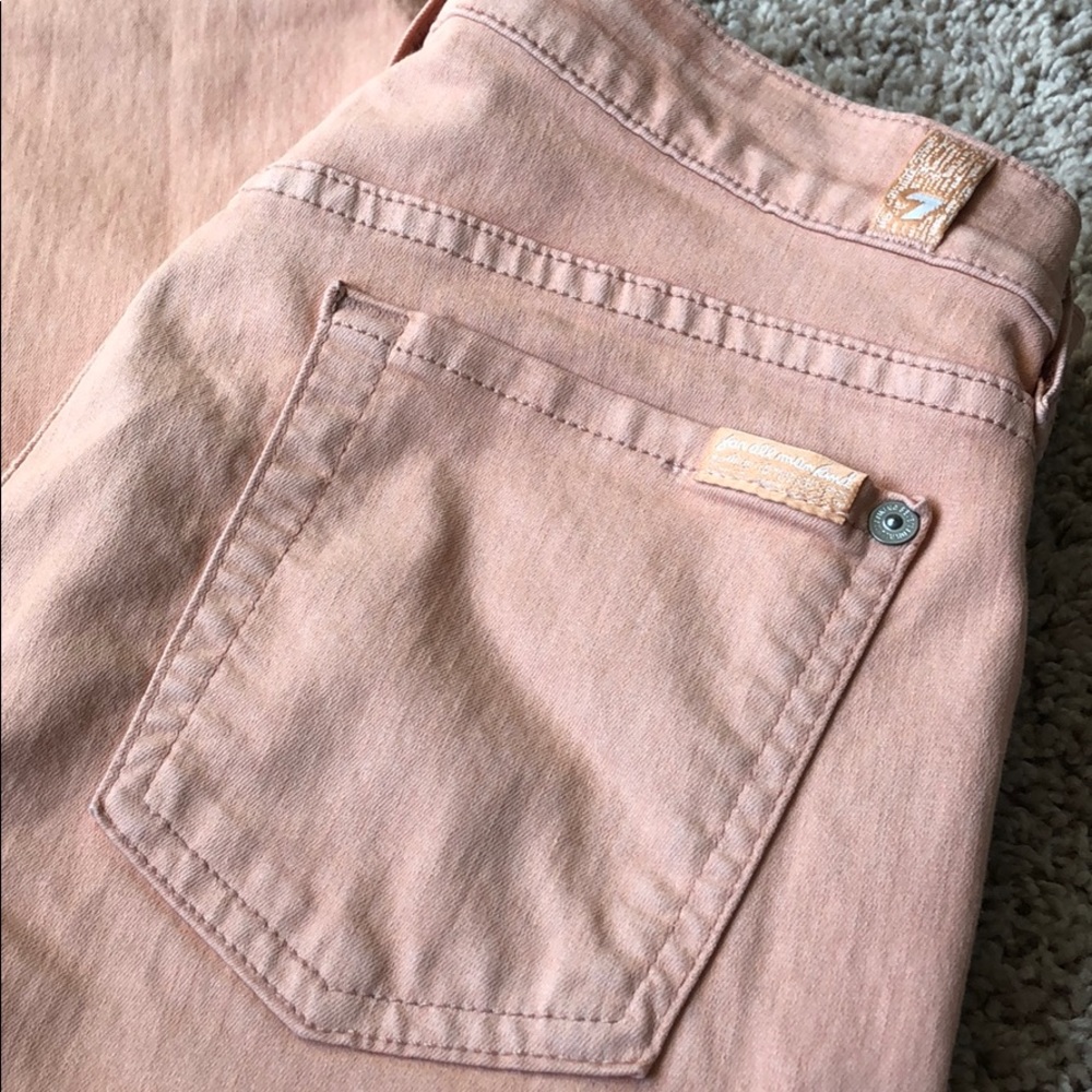 7 for all mankind cropped skinny jeans